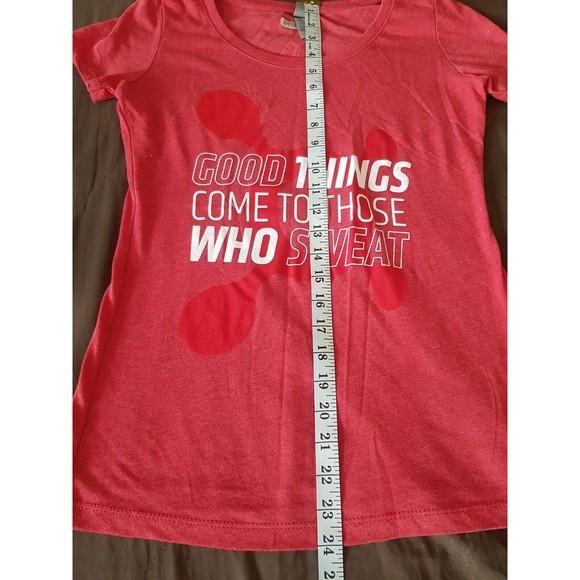 Next Level Apparel Womens Blouse Top Logo Graphic Tee Short Sleeve Size Medium - Picture 12 of 12